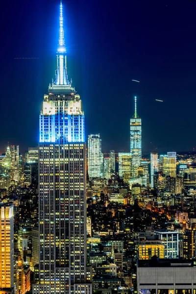 Empire State Binası (Rockefeller Merkezi Gözlem Güvertesi 'nden alındı)