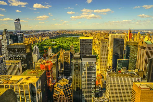 Vista Rockefeller Center Top Rock — Fotografia de Stock