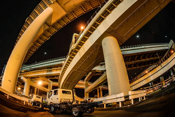 Bayshore Route Daikoku Junction Tsurumi Yokohama City — Stock Photo, Image