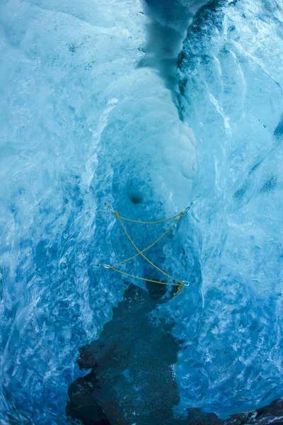 Пещера Исландского Льда Vatnajokull — стоковое фото