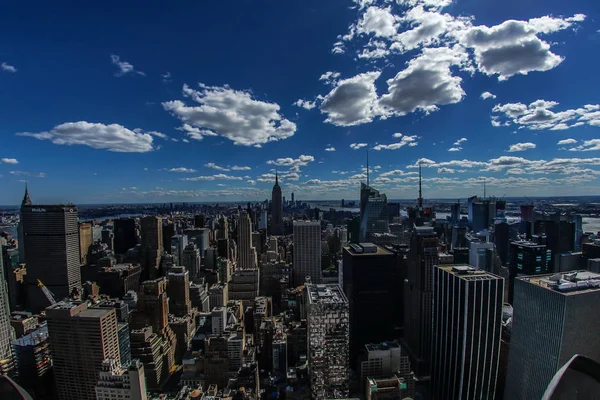 Kilátás Rockefeller Center Top Rock — Stock Fotó