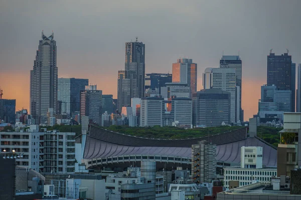 Paisagem Cidade Shinjuku Visível Hikarie — Fotografia de Stock