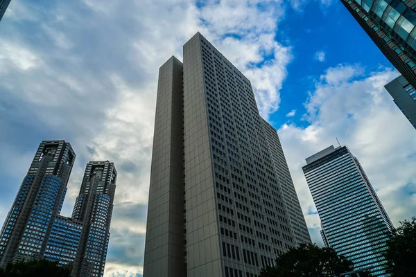 Lucht Van Shinjuku Van Stad Fantastische Herfst Dag — Stockfoto