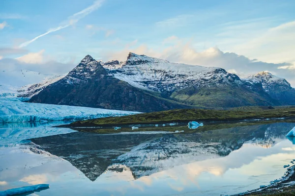 Islândia Fjallsarlon Lago Geleira — Fotografia de Stock