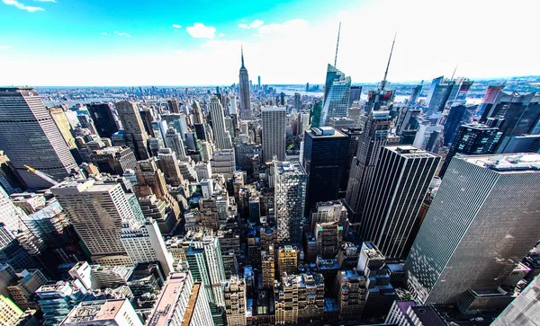 Utsikten Från Rockefeller Center Toppen Klippan — Stockfoto