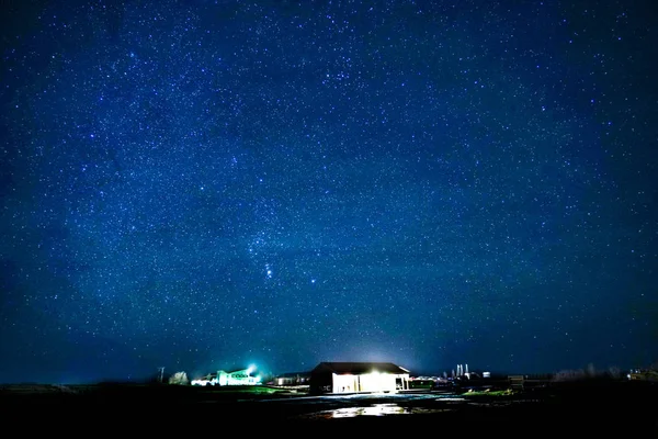 Islande Plaines Score Parfait Ciel Étoilé — Photo