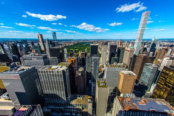 Vista Rockefeller Center Top Rock — Fotografia de Stock