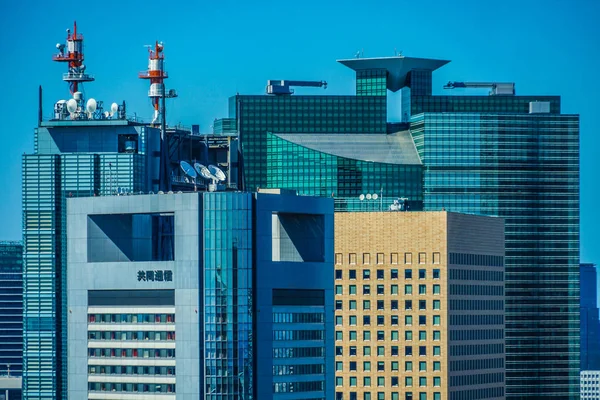 Городской Пейзаж Токио Стороны Всемирного Торгового Центра Приморская Вершина — стоковое фото