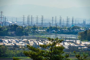 Sendai Limanı Miyagi Bölgesi shichigahama 'dan görünüyor.