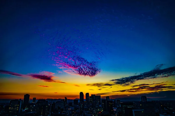 Puesta Sol Desde Torre Nagoya —  Fotos de Stock