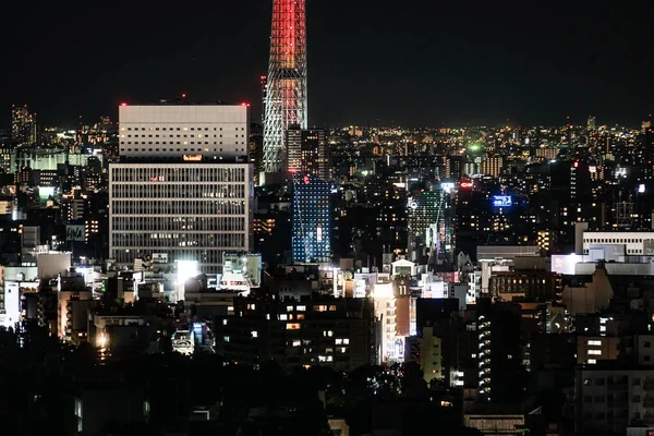 Pohon Langit Terlihat Dari Bunkyo Civic Center — Stok Foto