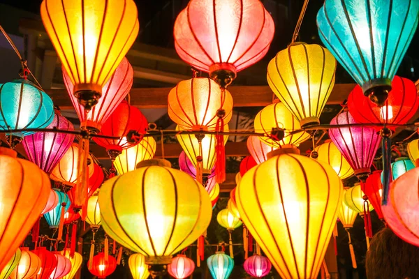 Lanternas Festival Verão Colorido — Fotografia de Stock