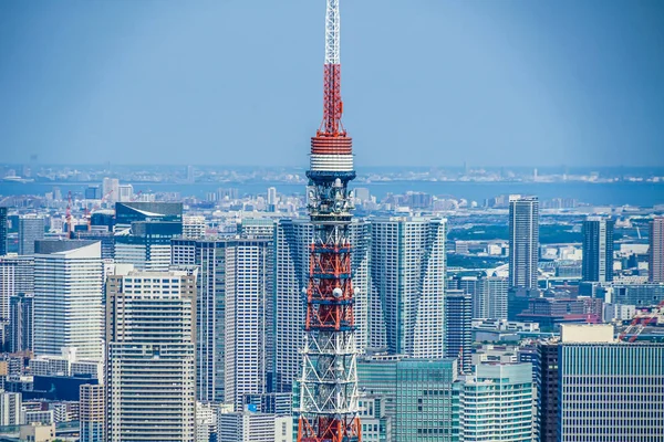Torre Tóquio Paisagem Urbana — Fotografia de Stock