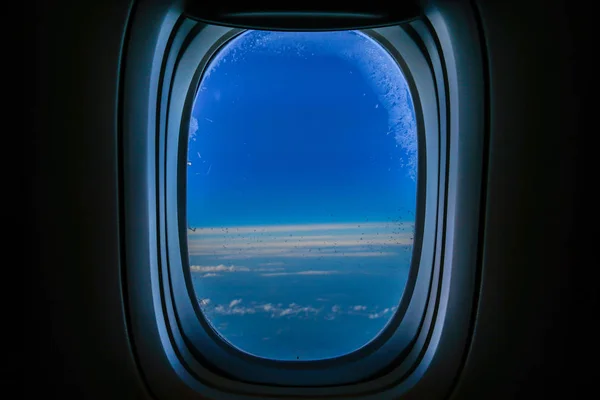 비행기에서 — 스톡 사진