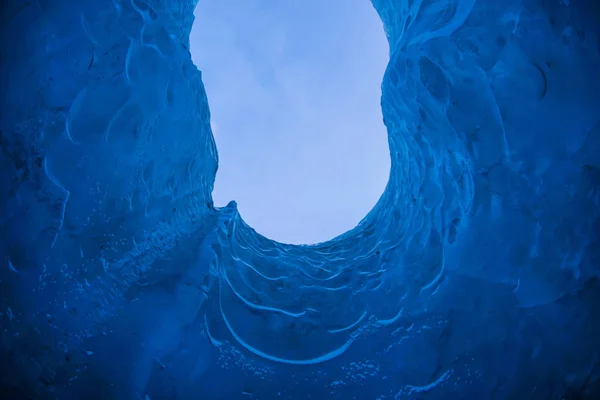 Σπήλαιο Της Ισλανδίας Από Πάγο Vatnajokull — Φωτογραφία Αρχείου