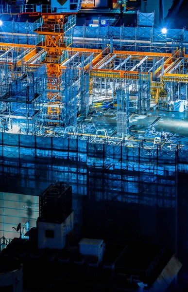 Imagem Canteiro Obras Edifício — Fotografia de Stock