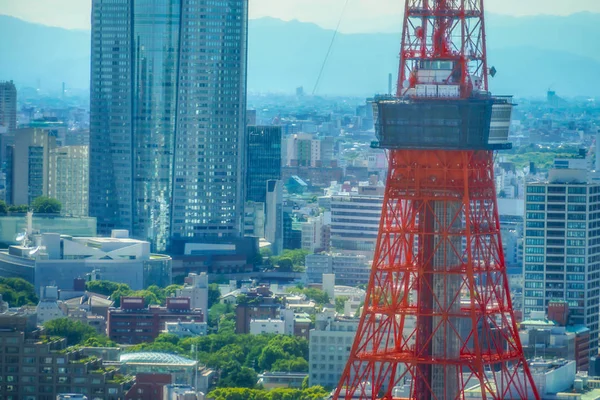 Tokio Krajobraz Miasta Widziany World Trade Center Seaside Top — Zdjęcie stockowe