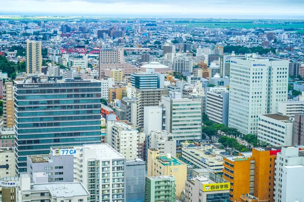 Sendai Stadsbild Från Aer Lookout — Stockfoto