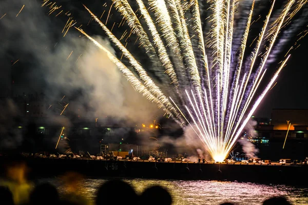 Yokohama Minato Mirai Fireworks Yokohama Festival 2019 — Stock Photo, Image