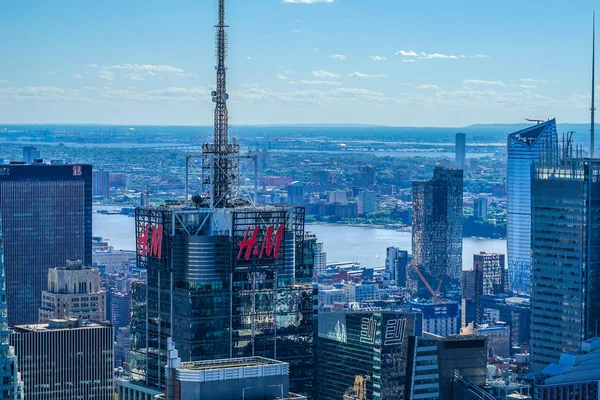 Θέα Από Rockefeller Center Κορυφή Του Βράχου — Φωτογραφία Αρχείου