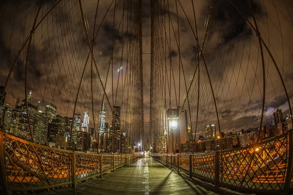 Nuit Pont Brooklyn — Photo