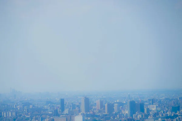 Токио Городского Пейзажа Голубого Неба — стоковое фото