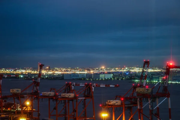 Vista Noturna Tóquio Vista Odaiba Tóquio — Fotografia de Stock