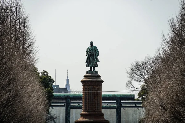 Yasukuni Heiligdom Van Het Standbeeld Mura Masujir — Stockfoto