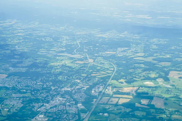 Krajina Jak Vidět Letadla — Stock fotografie