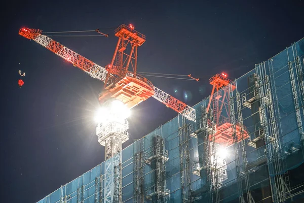 Baustelle Eines Bürogebäudes Minato Mirai Yokohama — Stockfoto