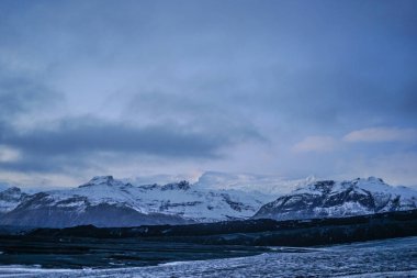 İzlanda 'nın görüntüsünün buzdağı