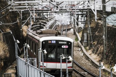 Tokyu Toyoko Hattı treni (Okurayama)