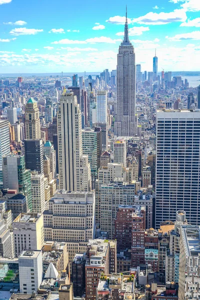 Vista Rockefeller Center Top Rock — Fotografia de Stock