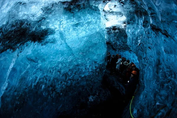 Grotte Glace Islande Vatnajokull — Photo