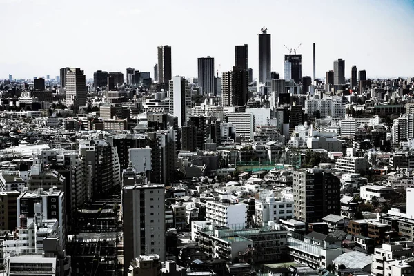 Tokyo Skyline Von Der Bunkyo Civic Center Outlook Lounge Aus — Stockfoto