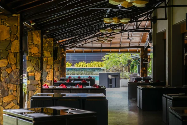 Restauracja Krajobraz Sri Lanki Hotele — Zdjęcie stockowe