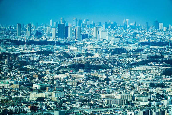 Stadsgezicht Gezien Vanaf Yokohama Landmark Tower — Stockfoto