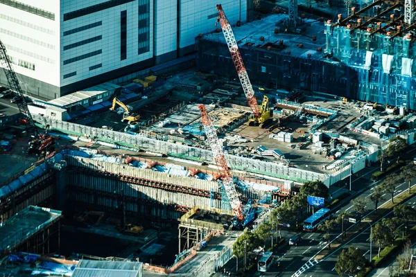 Staveniště Yokohama Minato Mirai — Stock fotografie