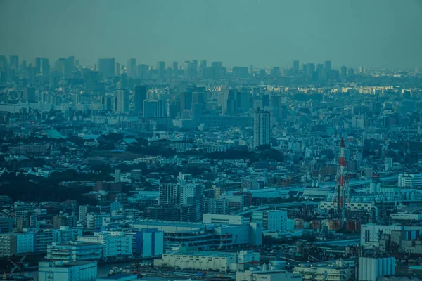 Noche Del Minato Mirai Visible Desde Yokohama Landmark Tower — Foto de Stock