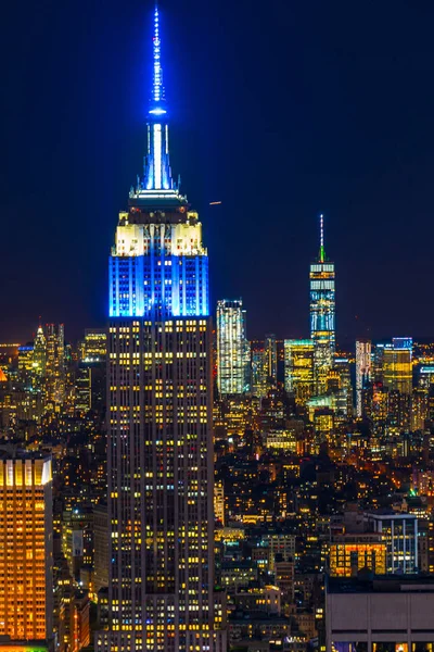 Empire State Building Taken Rockefeller Center Observation Deck — ストック写真