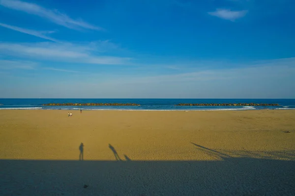 Kumlu Sahil Arahama Sahili Sendai Miyagi Bölgesi — Stok fotoğraf