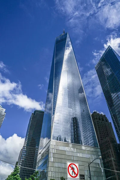 Ein Welthandelszentrum New York Manhattan — Stockfoto