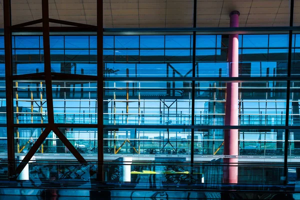 Pekingi Nemzetközi Repülőtér Termináljának Képe — Stock Fotó