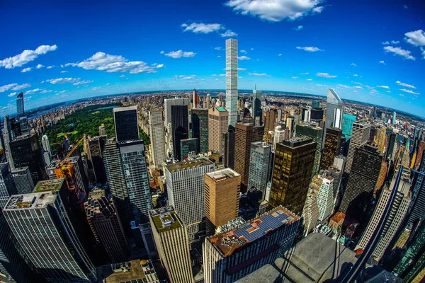 Widok Rockefeller Center Szczyt Skały — Zdjęcie stockowe