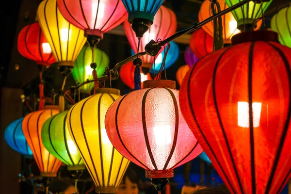 Lanterns of colorful summer festival