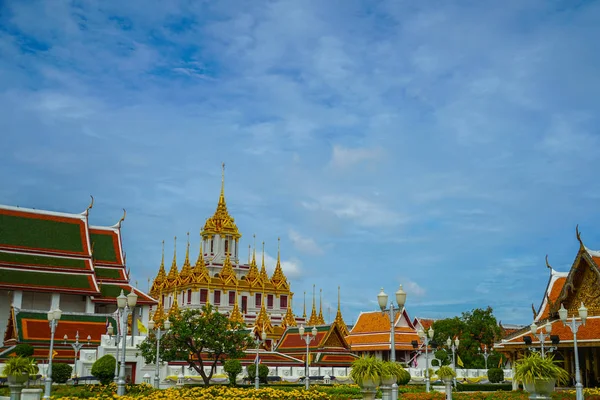Wat Rachanadaramu Rohapurasato Bangkok Tajlandia — Zdjęcie stockowe