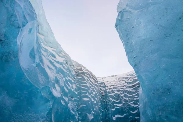 Caverna Islândia Gelo Vatnajokull — Fotografia de Stock