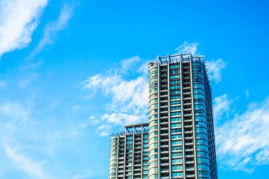 Minato-ku ve Shiodome binaları.