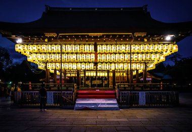 Kyoto Yasaka Tapınağı seçici odak