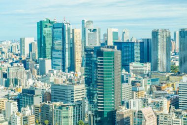 Tokyo Kulesi Gözlemevi 'nden Tokyo şehri manzarası